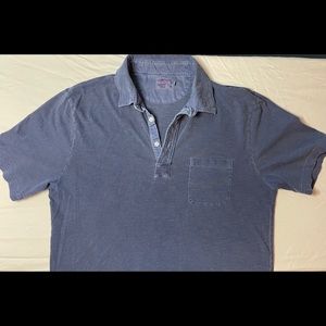 Mens Faherty Vintage Wash Medium Polo